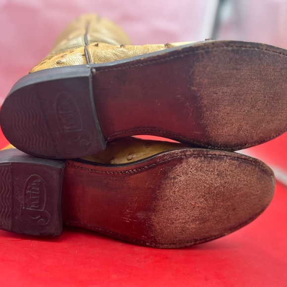 Justin men 6 exotic Cowboy boots - Picture 4 of 8